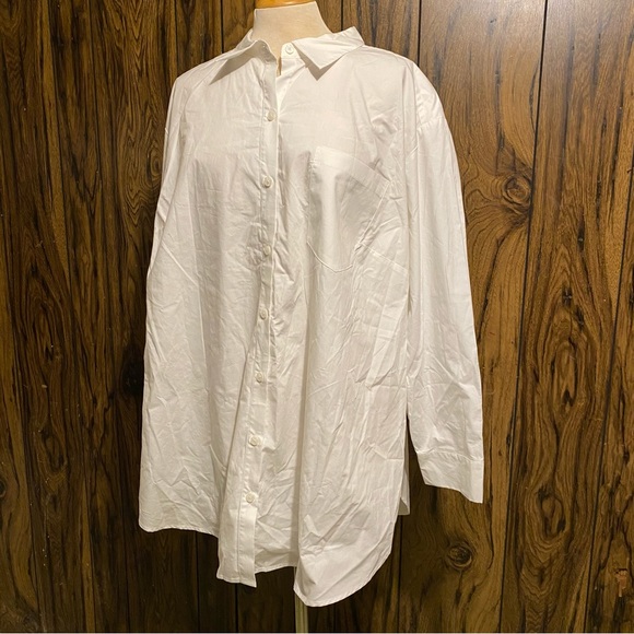 Women's Long Sleeve Button-Down Shirt Future Collective with Kahlana - Picture 2 of 6